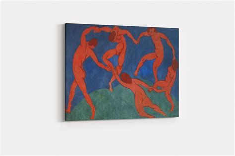 Arte La Danza Henri Matisse Canvas Art Print Decoración De Etsy