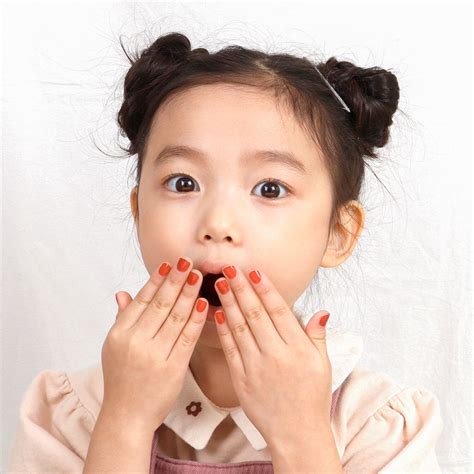 Shineb Gel Nail Strips For Kid Princess Gelica 45916 Red Velvet Best