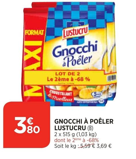 Promo Gnocchi à Poêler Lustucru chez Bi1