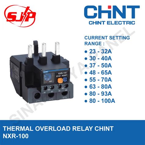 Jual Thermal Overload Relay Chint Nxr Original Shopee Indonesia