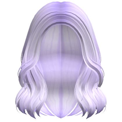 Short Wavy Autumn Girl Hair Light Purple Roblox