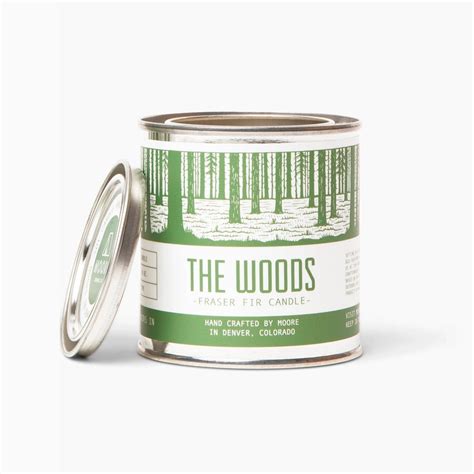 The Woods Candle 12 Pint Tiny Print Shop