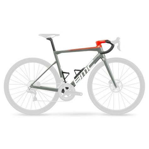 Cadre V Lo Route Carbon Premium Bmc Teammachine Slr Gris Rouge