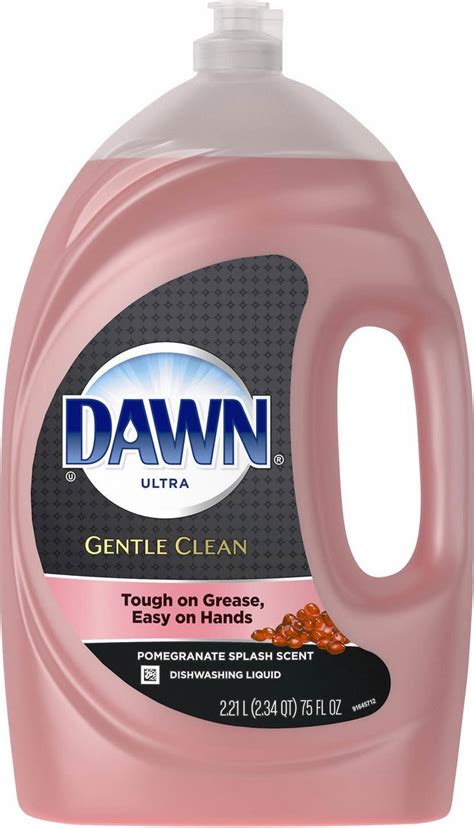 Dawn Ultra Gentle Clean Pomegranate Splash Dishwashing Liquid Soap 75