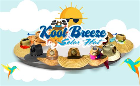 Kool Breeze Solar Hat For Men Straw Hat Mens Cowboy With