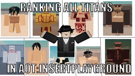 Aot Insertplayground Ranking All Titans Worst To Best YouTube