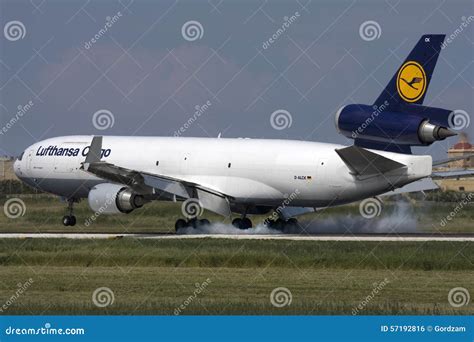 Luqa, Malta 23 September 2009: MD-11F Landing. Editorial Photo - Image ...