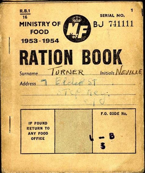 121 best images about history: rationing / ration books on Pinterest | War, Ration stamp and 1940s