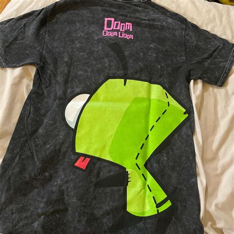 Hot Topic Invader Zim Gir Back Front Print T Shirt Depop