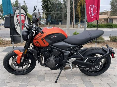 2023 Triumph Trident 660 Matte Baja Orange / Matte Storm Grey for sale