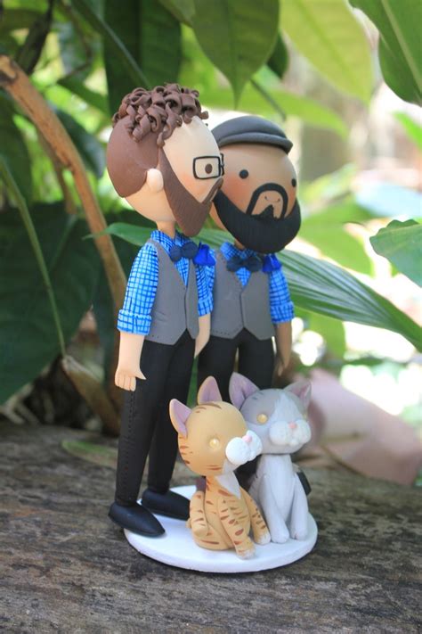 Gay Wedding Cake Topper Same Sex Wedding Topper Pride Etsy