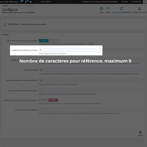 Module Prestashop Module Personnalisation De La R F Rence Des Commandes