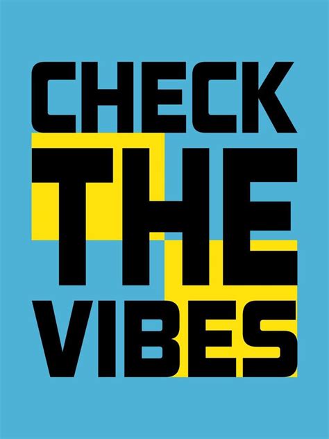 Check The Vibes Typography Minimalist Logo Design Vector Art