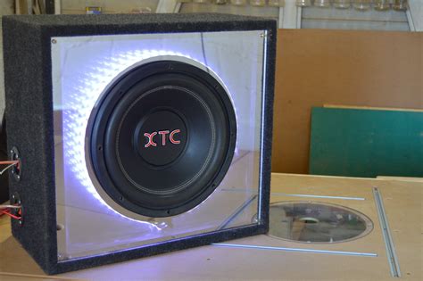 I Made A Pulse To Bass Infinity Mirror Subwoofer Box Diy