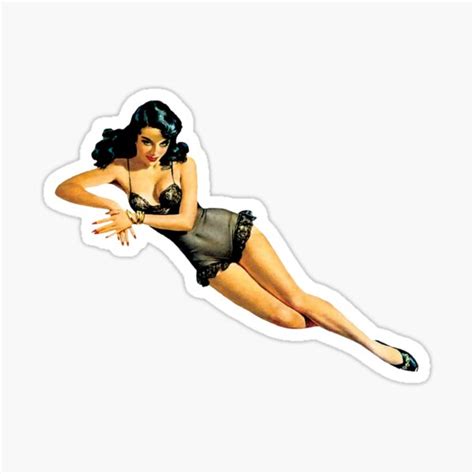 Military Pin Up Girl Sticker For Sale By Royal Tees Redbubble