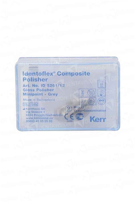 KERR IDENTOFLEX COMPOSITE POLISHER MINIPOINT GREY RA (12) - Dentavision