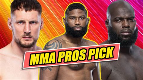 Mma Pros Pick Alexander Volkov Vs Jairzinho Rozenstruik Ufc Vegas