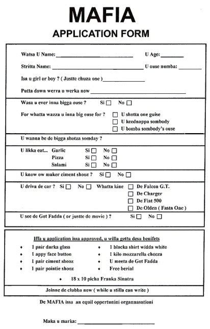 Printable Girlfriend Application Online Application