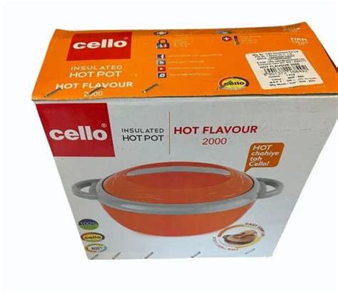 Plastic Ml Cello Insulated Hot Flavour Hot Pot At Rs Piece In Gwalior