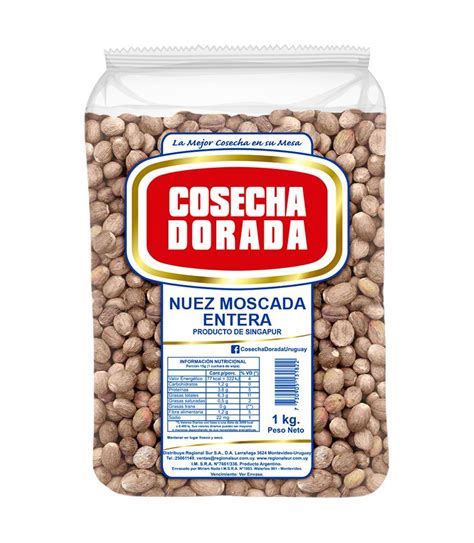 Nuez Moscada Entera 1kg Regional Sur Uruguay