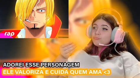 REACT Reagindo A Rap Do Sanji One Piece APENAS UM TRAGO NERD