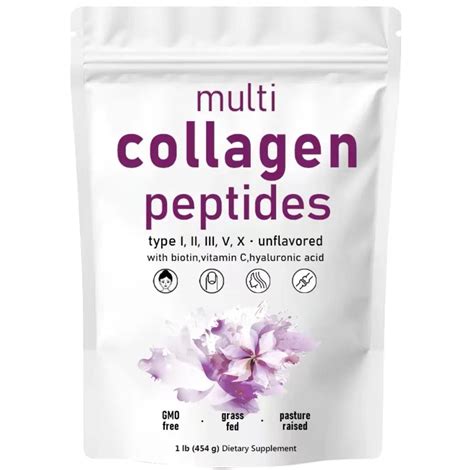 1 bag multi-collagen peptide powder, composed of trace ingredients ...