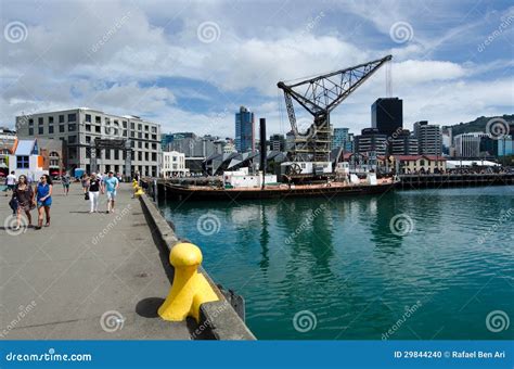 Wellington Cityscape editorial image. Image of harbor - 29844240