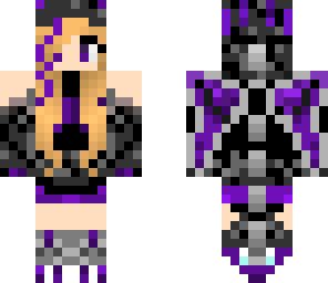 Cute Ender Dragon Girl | Minecraft Skin