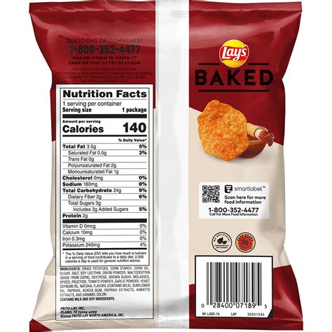 Lays Nutrition Facts