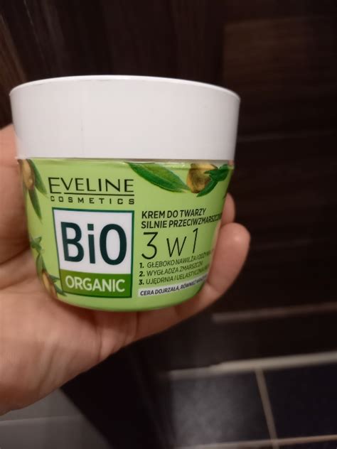 Eveline Cosmetics Organic Krem Do Twarzy Silnie Przeciwzmarszczkowy 3w1