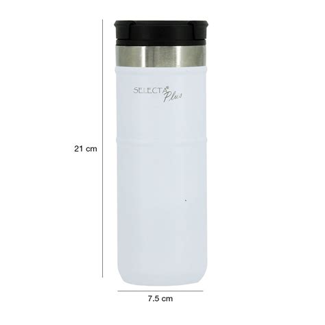 Vaso Viaje T Rmico Travel Mug Ml Acero Inox Doble Pared Blanco Hts