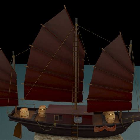 3d Chinese Junk Ship Turbosquid 1868951