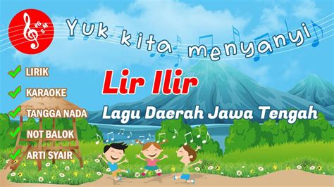 Lir Ilir Lagu Daerah Jawa Tengah dengan Lirik Karaoke, Not Balok dan Tangga Nada Chords - Chordify