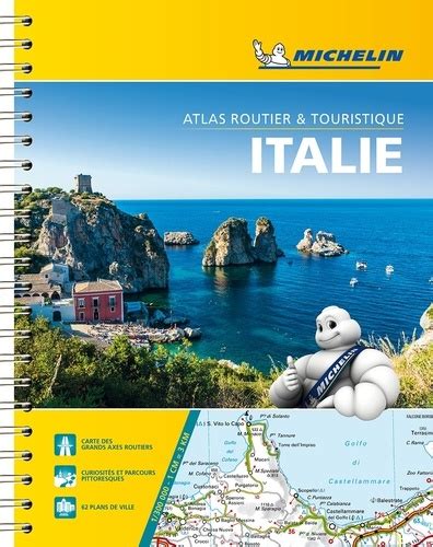 Italie Atlas Routier Touristique 1 300 000 Michelin Livres