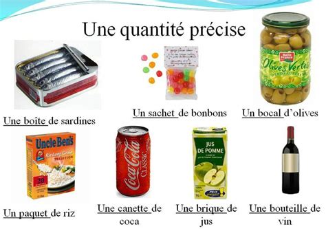 Les expressions de quantité La expresión de la cantidad en francés