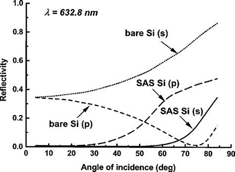 Polarization Dependent Reflectivity Of The 2D Silicon SAS Surface As