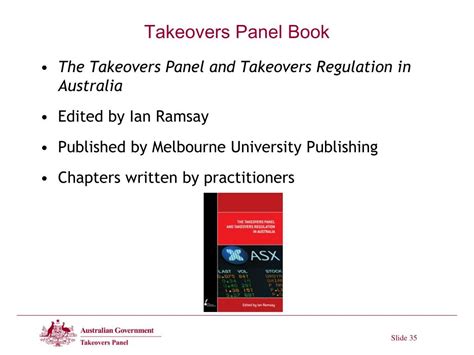 Ppt The Takeovers Panel An Update 2011 Powerpoint Presentation Free Download Id 4856931