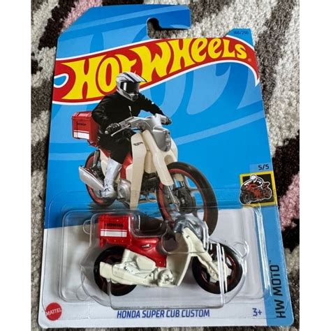 Hot Wheels Honda Super Cub Custom Shopee Malaysia
