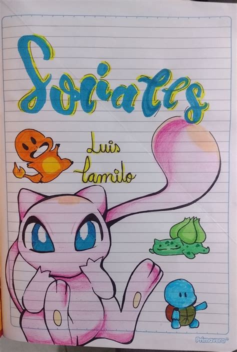 Portadas De Pokemon Para Cuadernos