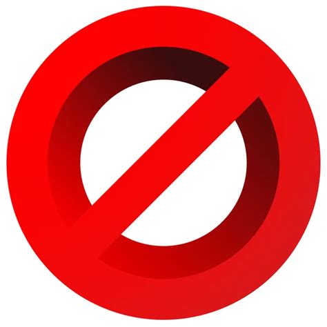 Prohibition Restriction Sign Stock Vector By ©vectorguy 109749774