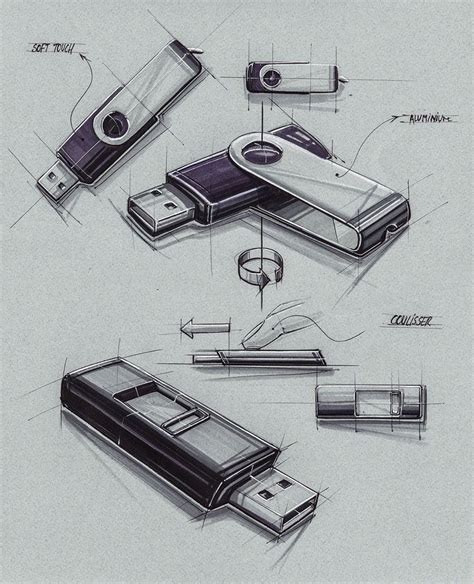 Diseño Industrial Necesidad usar objetos Industrial design sketch