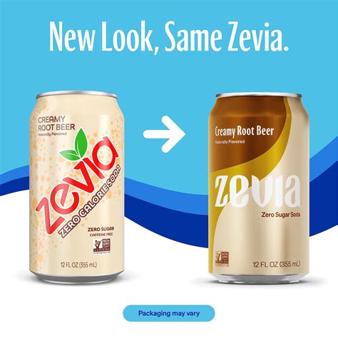 Zevia Zero Calorie Soda Creamy Root Beer Fl Oz Pack Of