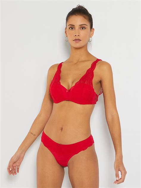 Tanga Envie De Lingerie Rosso Kiabi 7 00