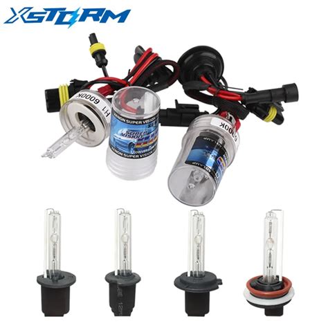 2pcs Car Headlight Hid Xenon H7 Bulbs 35w 55w H1 H3 H11 9005 9006 H27 4300k 5000k 6000k 8000k