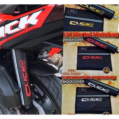 HONDA CLICK SHOCK COVER DOUBLE LINE REFLECTOR TRIPLE LAYER WITH FREE