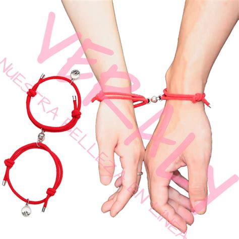 Set Pulseras Im N Magn Tica Para Parejas Veraly