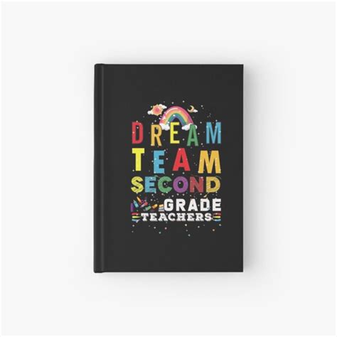 Cuaderno De Tapa Dura Dream Team Maestro De Segundo Grado Maestros De