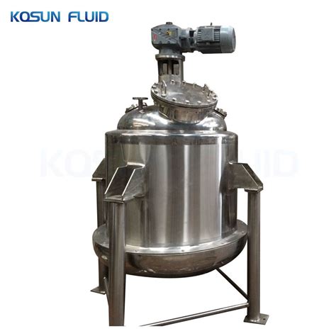 Asme Industrial Batch Hydrothermal Crystallization Biodiesel High Agitator Pressure Jacketed