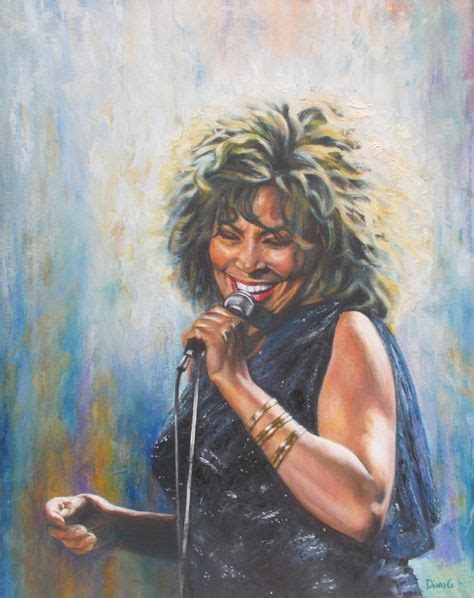 Tina Turner Per Artistica Schilderij