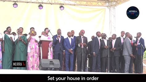 Tunganya Ivyo Mu Rugo Rwawe Set Your House In Order Chorale Glise